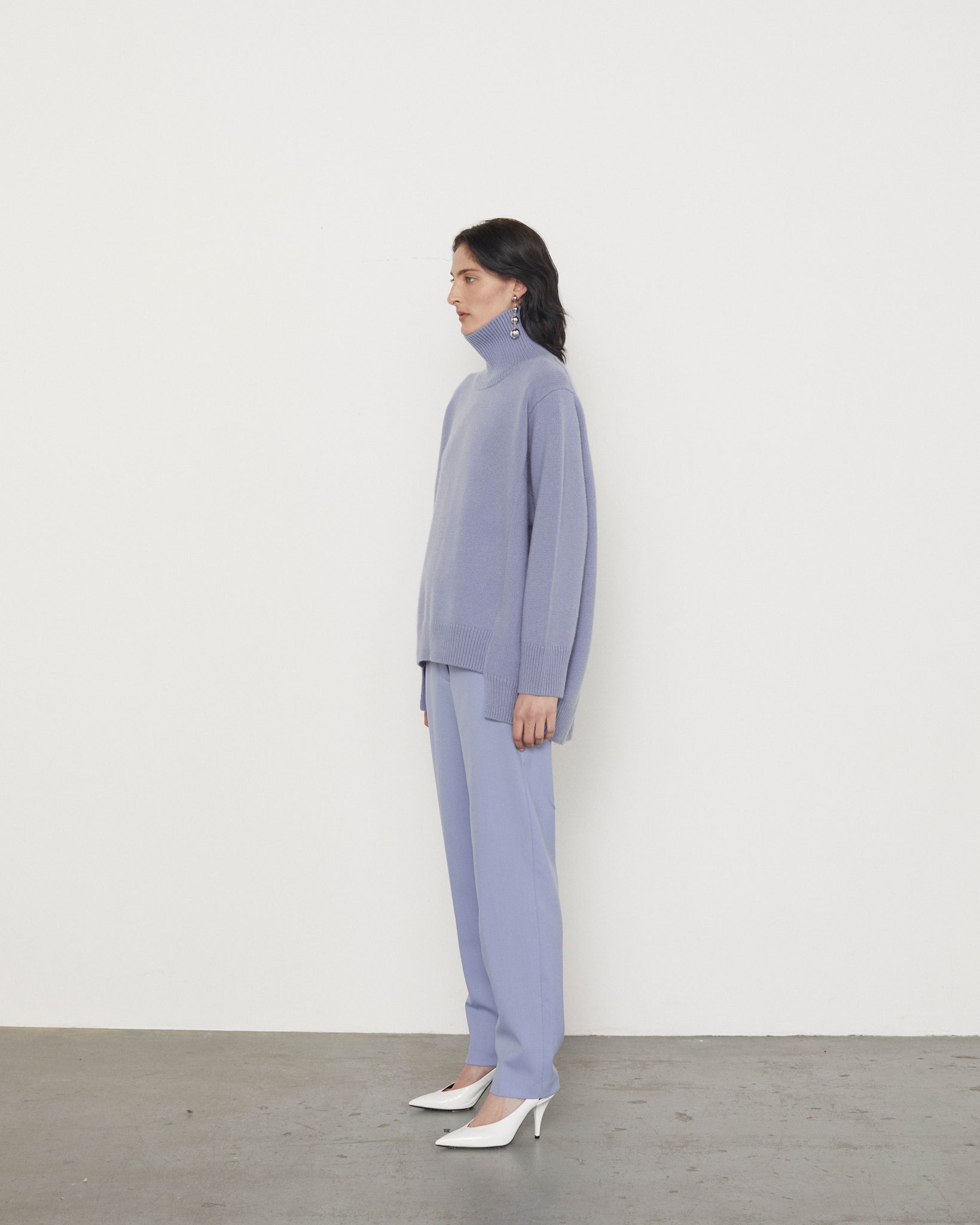 WILLOW STEP HEM SWEATER - LONG VERSION