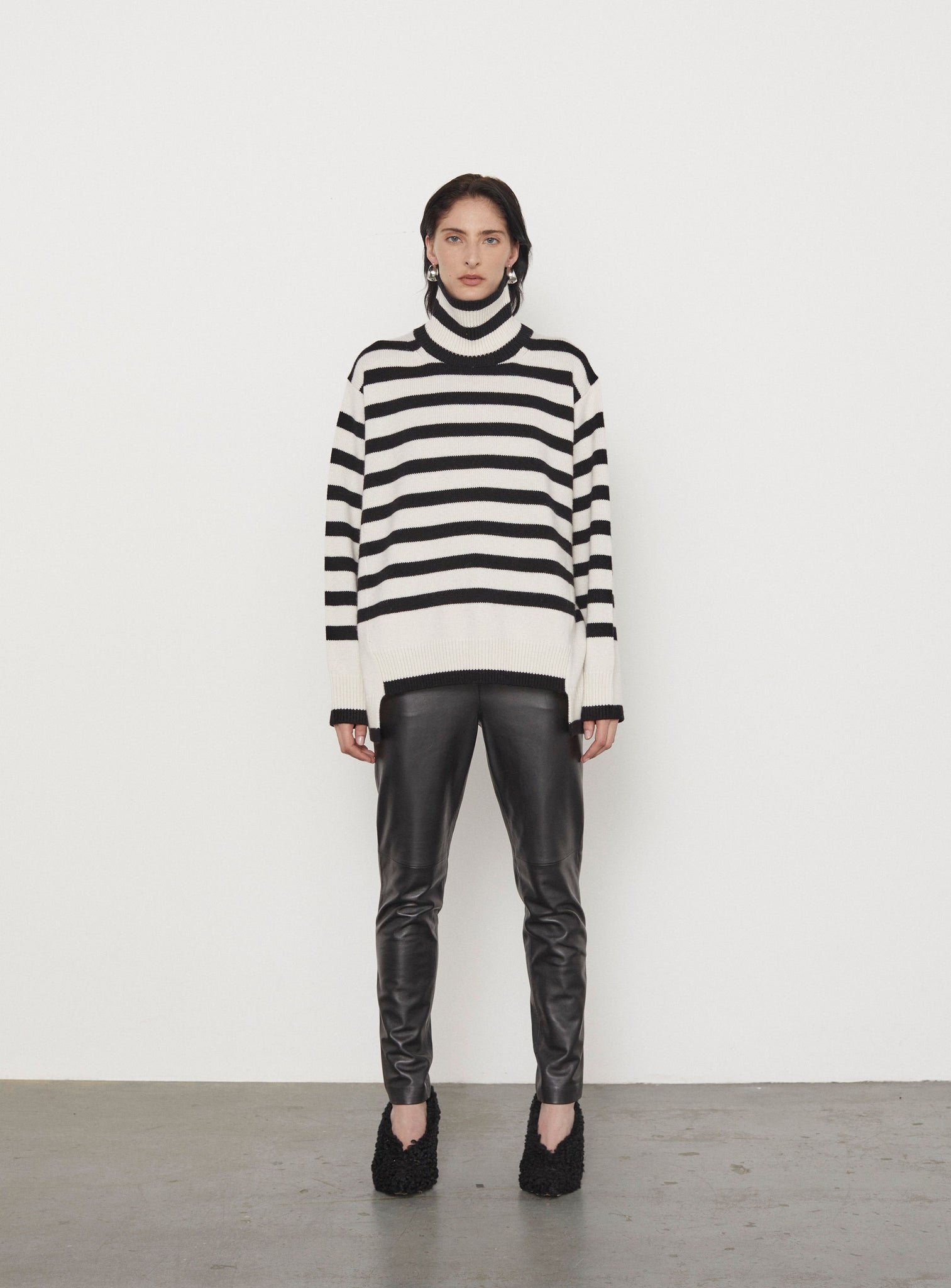 WILLOW STRIPE SWEATER - LONGER VERSION