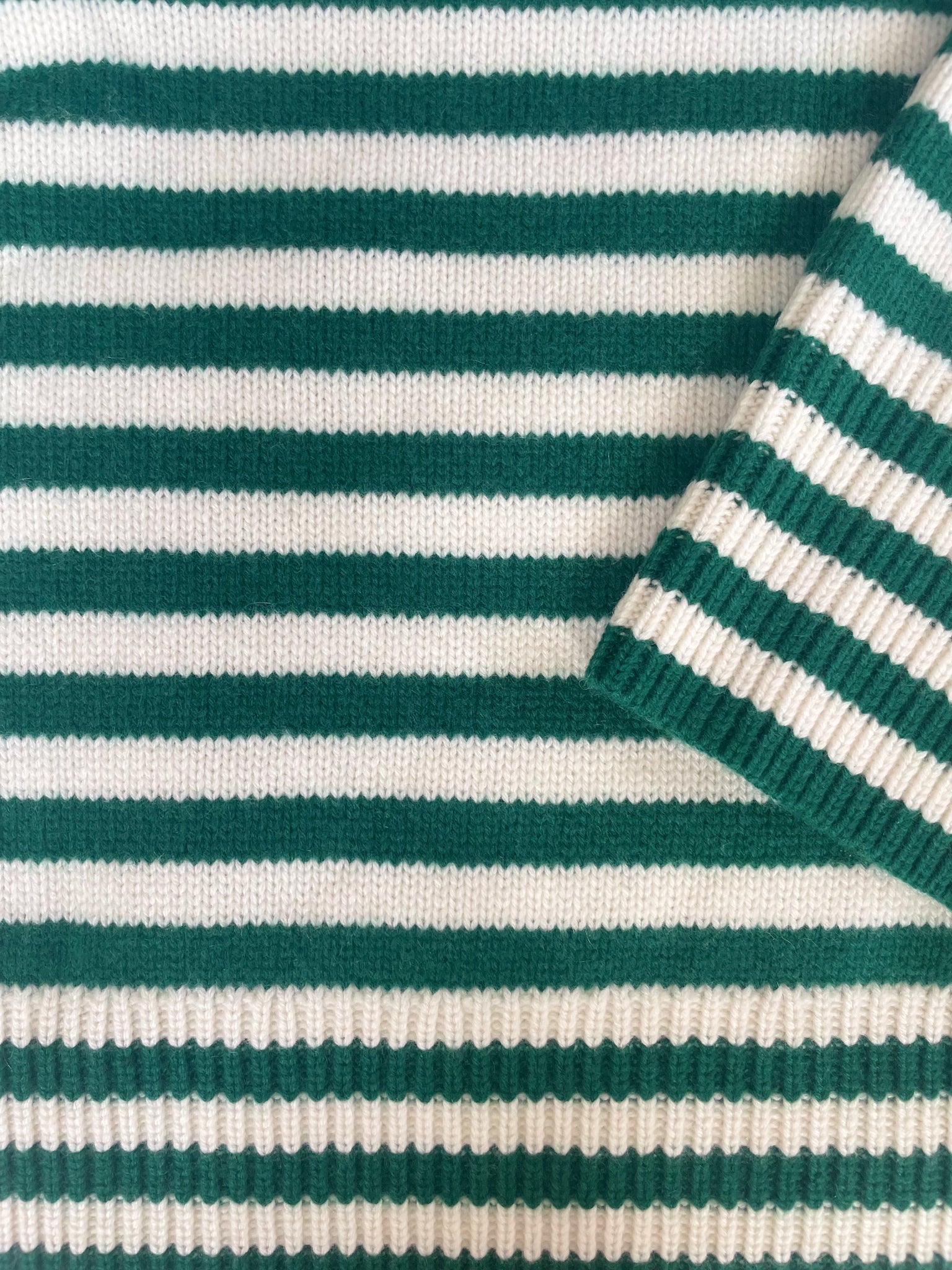 ESME STRIPE POLO SWEATER