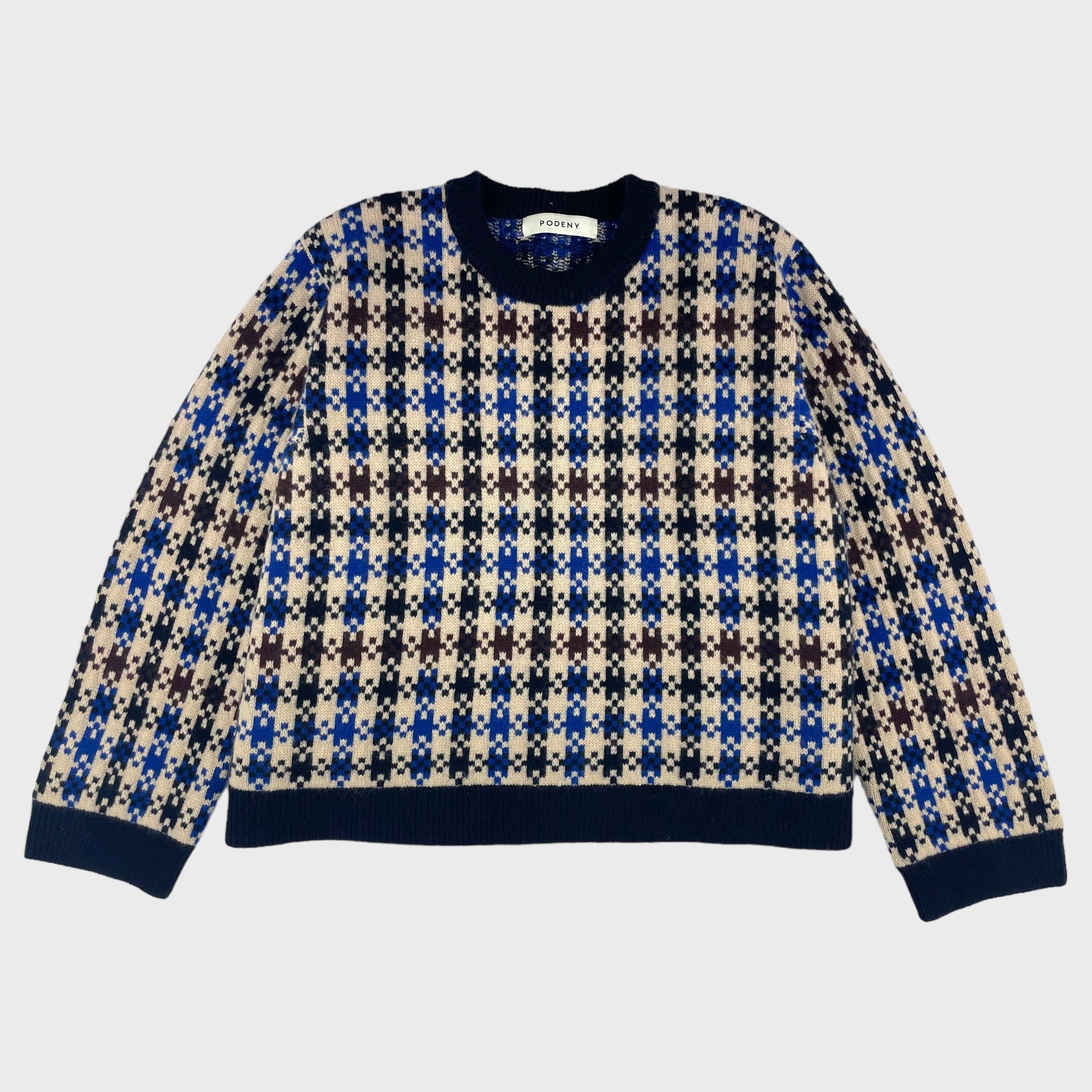 VANESSA CHECK SWEATER