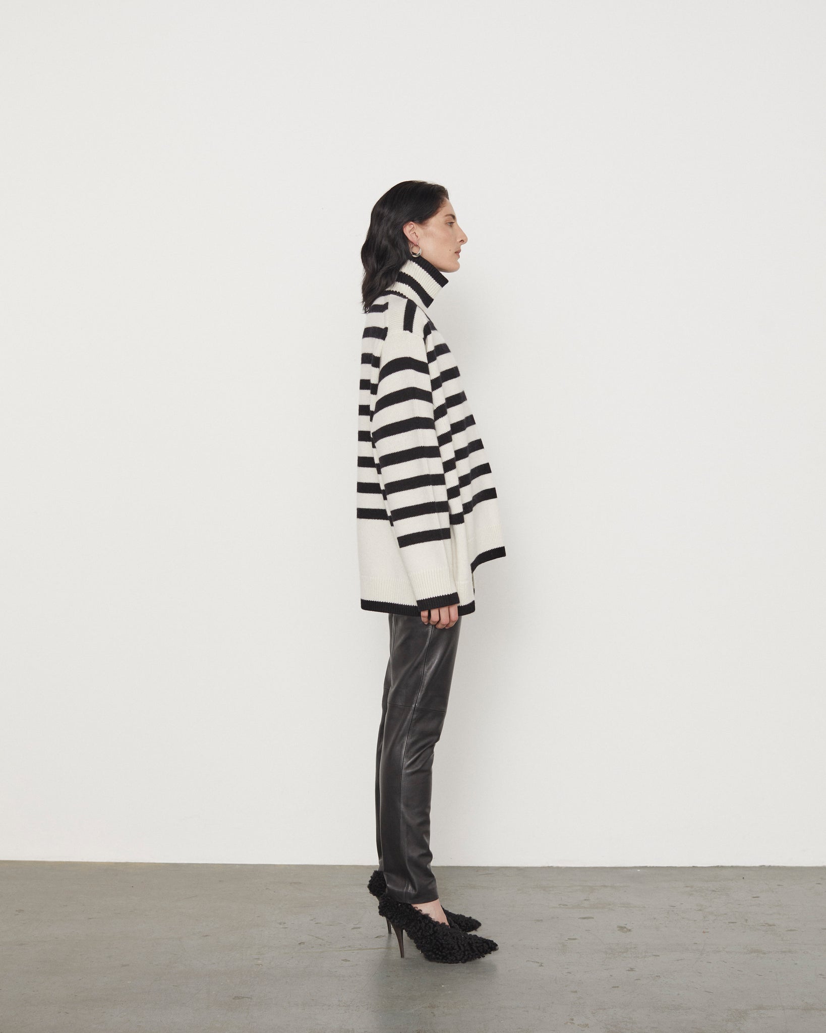 WILLOW STRIPE SWEATER - LONGER VERSION