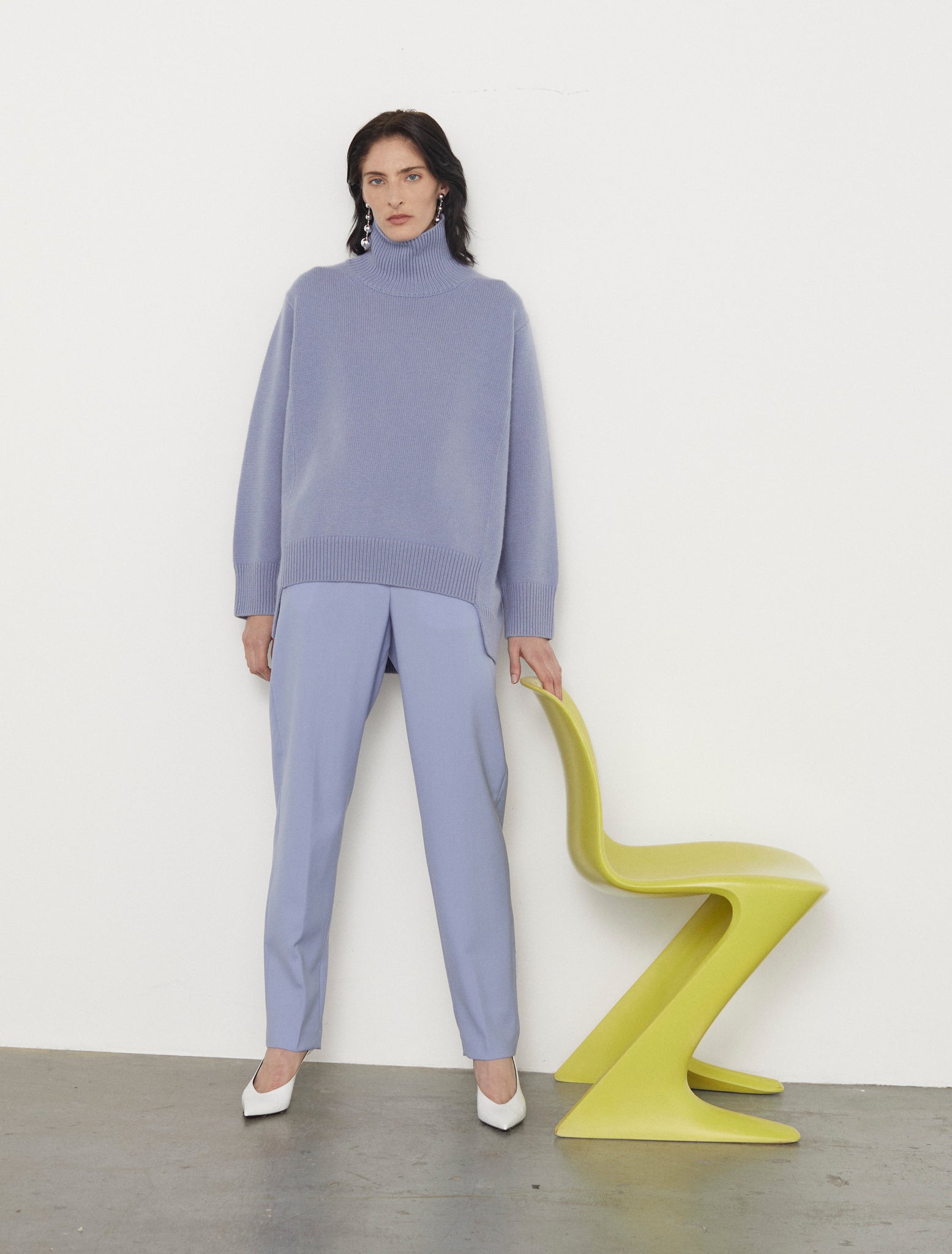 WILLOW STEP HEM SWEATER - LONG VERSION