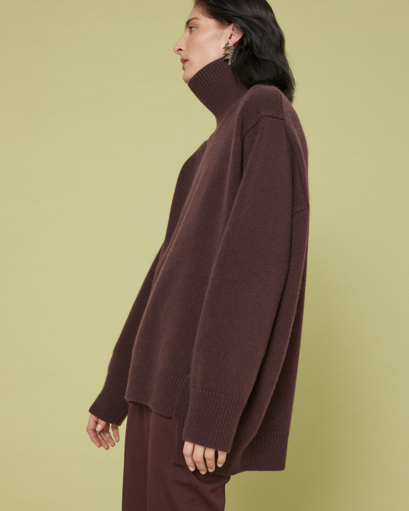 WILLOW STEP HEM SWEATER - LONG VERSION
